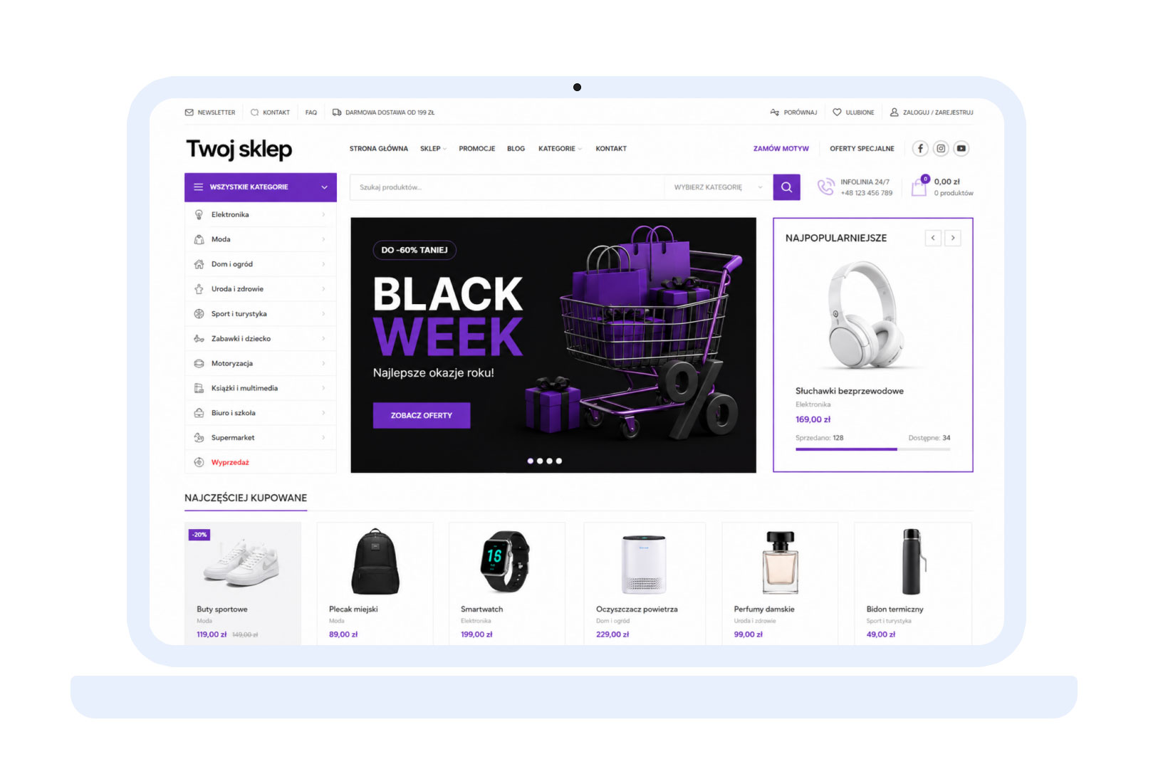 F221 Sklep internetowy WooCommerce — gotowy do sprzedaży - obrazek 1