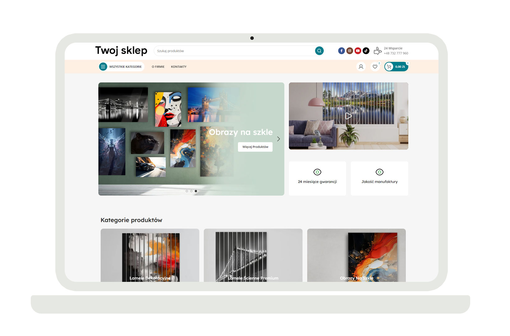 Sklep internetowy z dekoracjami wnętrz — warianty, wymiary i produkty na zamówienie Sklep internetowy z dekoracjami wnętrz — warianty, wymiary i produkty na zamówienie