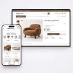 Sklep internetowy z meblami i dekoracjami — katalog
