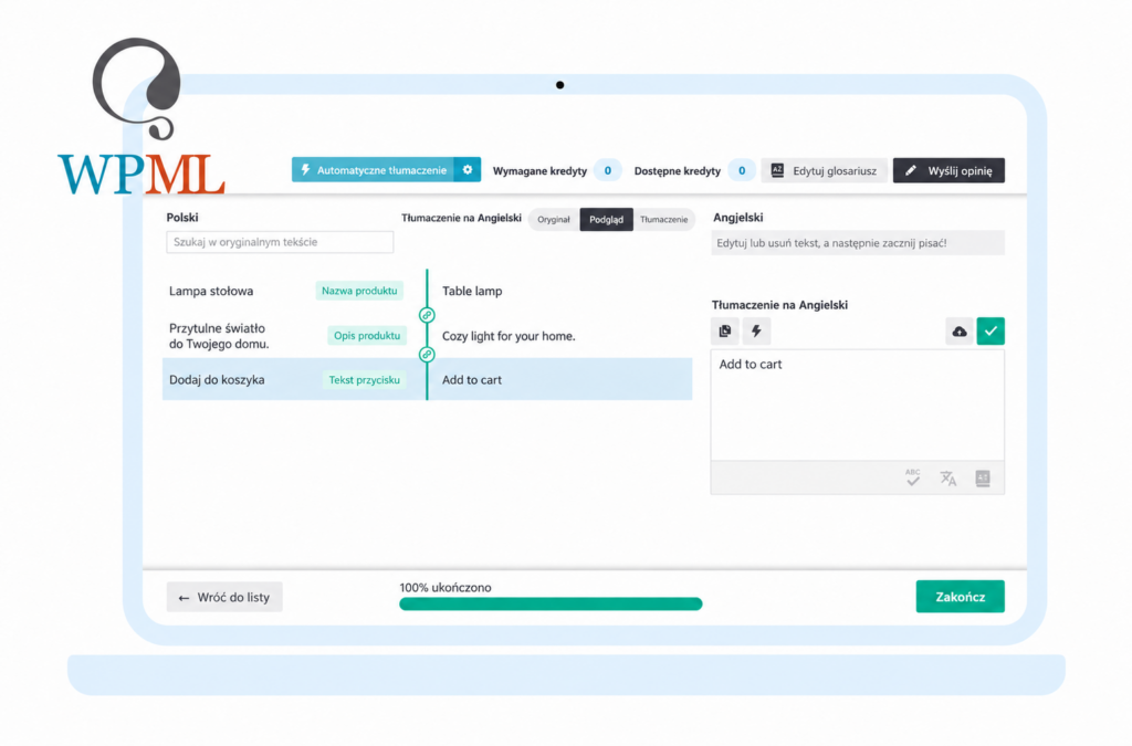 Wielojęzyczny sklep WooCommerce – dodatkowa wersja językowa