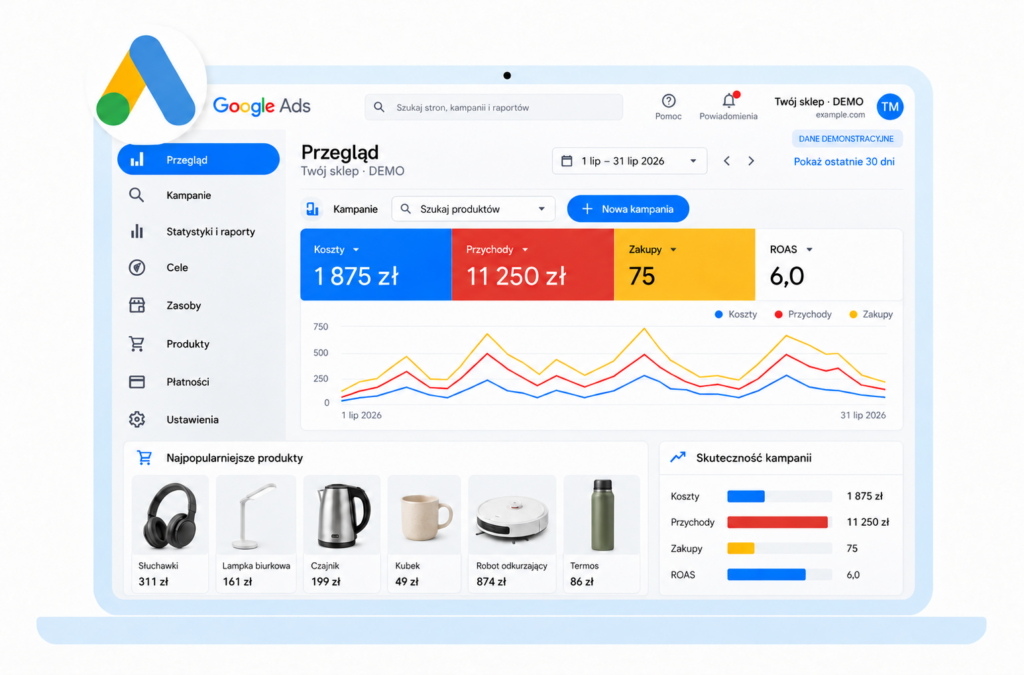 Konfiguracja Google Ads dla sklepu internetowego